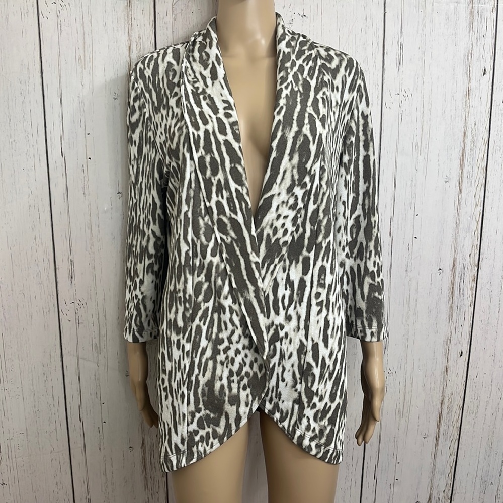 Chico’s Animal Print Cardigan